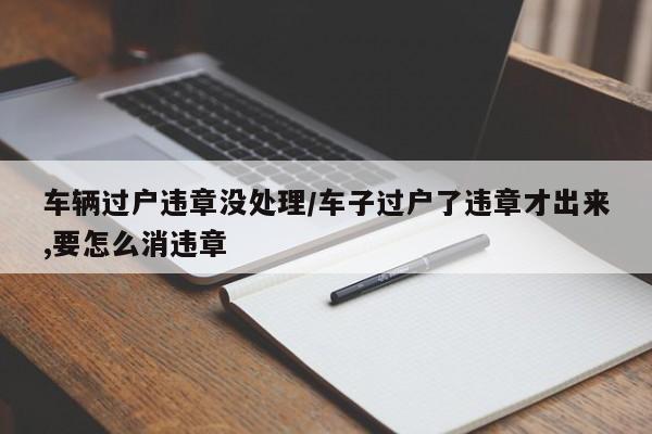 车辆过户违章没处理/车子过户了违章才出来,要怎么消违章